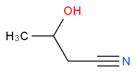 3-Hydroxybutanenitrile_分子结构_CAS_4368-06-3)