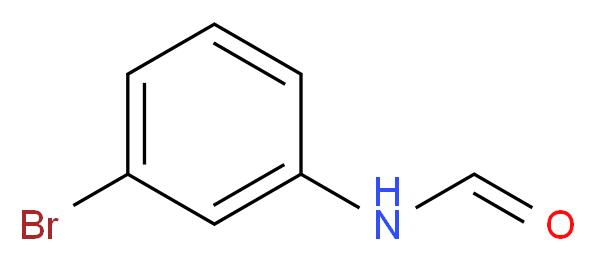 N-(3-bromophenyl)formamide_分子结构_CAS_37831-25-7