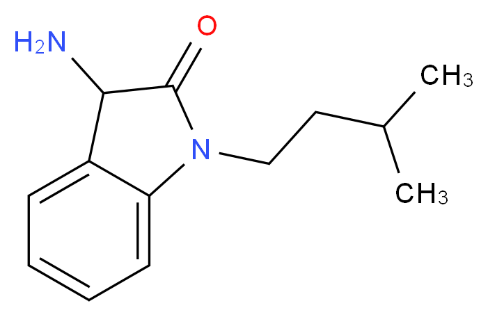 3-amino-1-isopentylindolin-2-one_分子结构_CAS_)