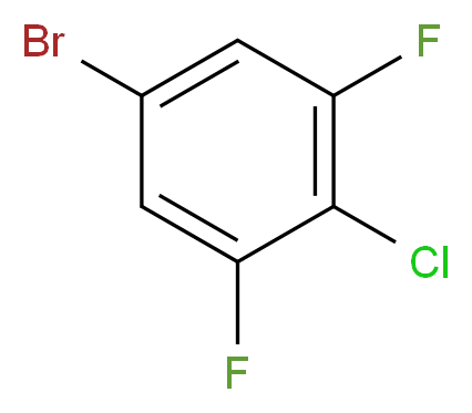 5-BroMo-2-chloro-1,3-difluorobenzene_分子结构_CAS_176673-72-6)