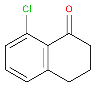 8-chloro-1,2,3,4-tetrahydronaphthalen-1-one_分子结构_CAS_68449-32-1