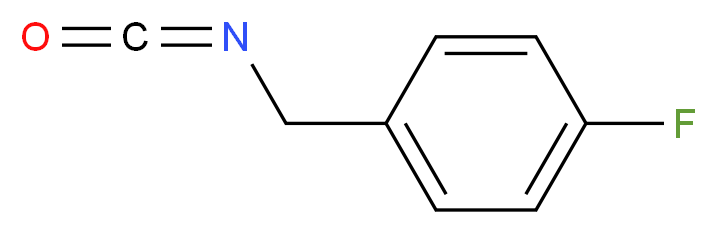 异氰酸-4-氟苄酯_分子结构_CAS_132740-43-3)