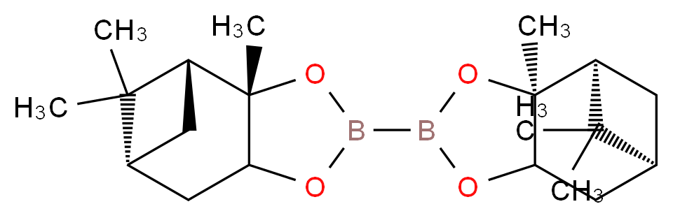 (1R,2S,8R)-2,9,9-trimethyl-4-[(1S,2S,8S)-2,9,9-trimethyl-3,5-dioxa-4-boratricyclo[6.1.1.0^{2,6}]decan-4-yl]-3,5-dioxa-4-boratricyclo[6.1.1.0^{2,6}]decane_分子结构_CAS_230299-17-9