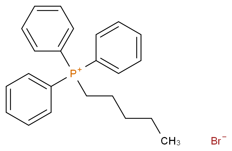Pentyltriphenylphosphonium bromide_分子结构_CAS_21406-61-1)