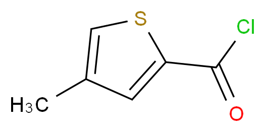 4-methylthiophene-2-carbonyl chloride_分子结构_CAS_32990-47-9