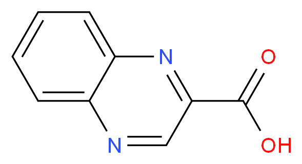 2-quinoxalinecarboxylic acid_分子结构_CAS_879-65-2)