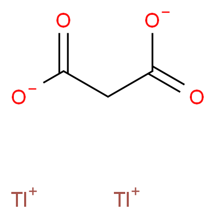 bis(λ<sup>1</sup>-thallanylium) propanedioate_分子结构_CAS_2757-18-8