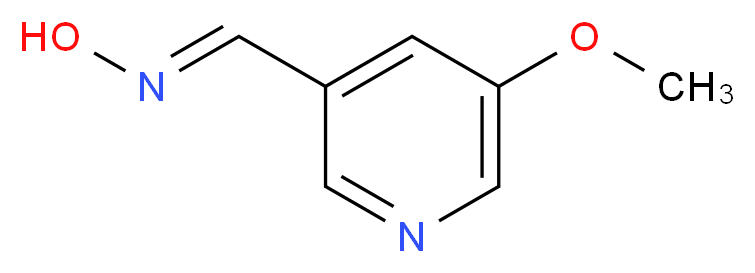 5-Methoxynicotinaldehyde oxime_分子结构_CAS_)