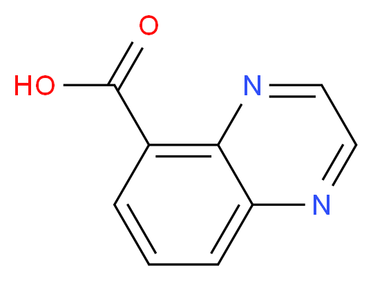 Quinoxaline-5-carboxylic acid_分子结构_CAS_6924-66-9)