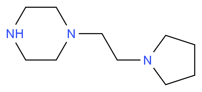 1-(2-(pyrrolidin-1-yl)ethyl)piperazine_分子结构_CAS_)