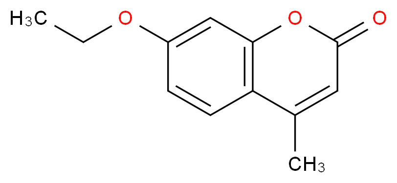 7-ethoxy-4-methyl-2H-chromen-2-one_分子结构_CAS_87-05-8