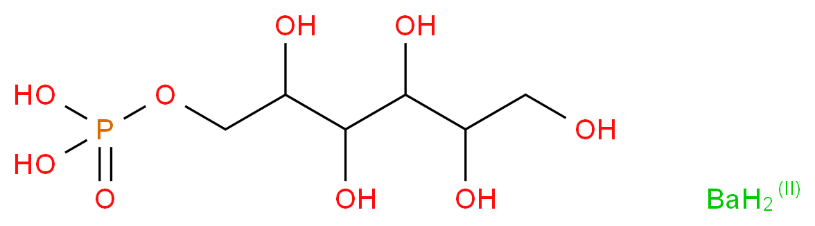 [(2,3,4,5,6-pentahydroxyhexyl)oxy]phosphonic acid barium dihydride_分子结构_CAS_104835-69-0