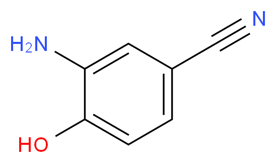 3-Amino-4-hydroxybenzonitrile_分子结构_CAS_)