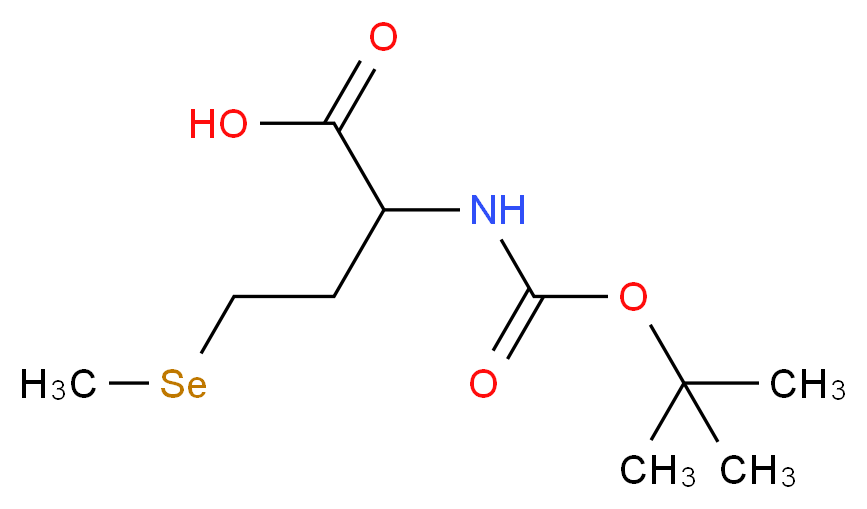 Boc-DL-selenomethionine_分子结构_CAS_)