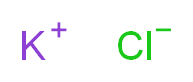 氯化钾, 0.117M, 导电标准液_分子结构_CAS_7447-40-7)
