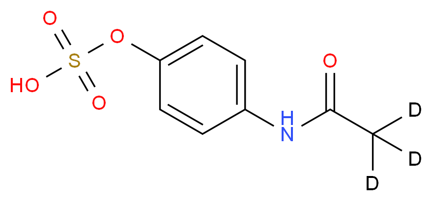 4-Acetaminophen-d3 Sulfate_分子结构_CAS_1020718-78-8)