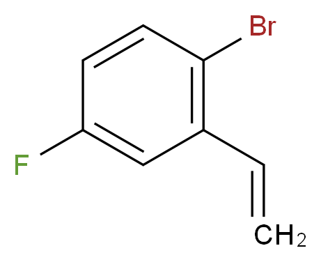 2-Bromo-5-fluorostyrene_分子结构_CAS_828267-47-6)