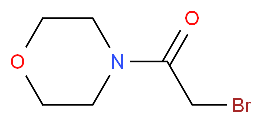 4-(Bromoacetyl)morpholine_分子结构_CAS_40299-87-4)