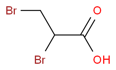 2,3-二溴丙酸_分子结构_CAS_600-05-5)