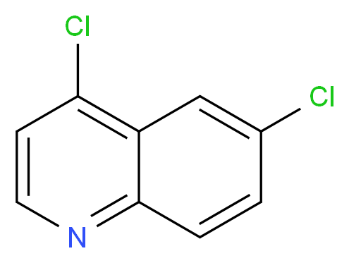 4,6-dichloroquinoline_分子结构_CAS_4203-18-3