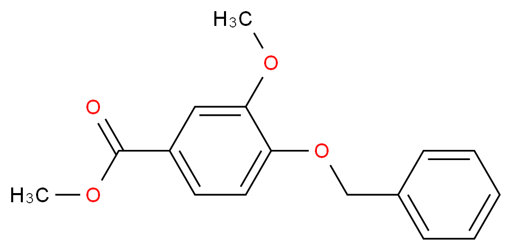 Methyl 4-(benzyloxy)-3-methoxybenzoate_分子结构_CAS_56441-97-5)