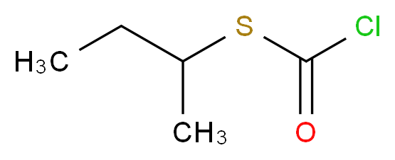 (butan-2-ylsulfanyl)(chloro)methanone_分子结构_CAS_52805-29-5