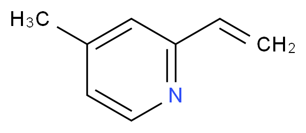 2-ethenyl-4-methylpyridine_分子结构_CAS_13959-34-7