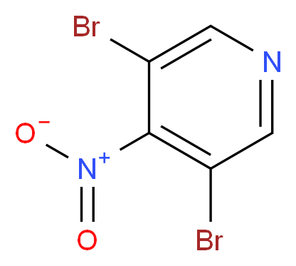 3,5-dibromo-4-nitropyridine_分子结构_CAS_121263-11-4