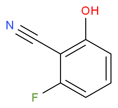 2-氟-6-羟基苯甲腈_分子结构_CAS_140675-43-0)