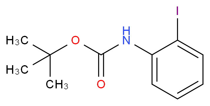 N-Boc-2-碘苯胺_分子结构_CAS_161117-84-6)