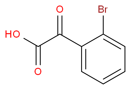  2-(2-bromophenyl)-2-oxoacetic acid_分子结构_CAS_26767-16-8)