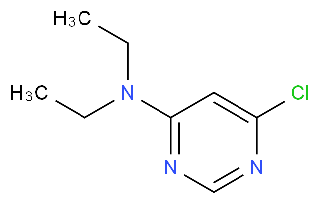N-(6-Chloro-4-pyrimidinyl)-N,N-diethylamine_分子结构_CAS_951885-37-3)