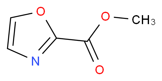 methyl 1,3-oxazole-2-carboxylate_分子结构_CAS_31698-88-1