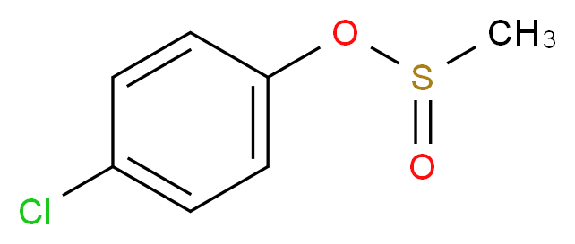 METHYL 4-CHLOROBENZENE SULFINATE_分子结构_CAS_26760-21-4)