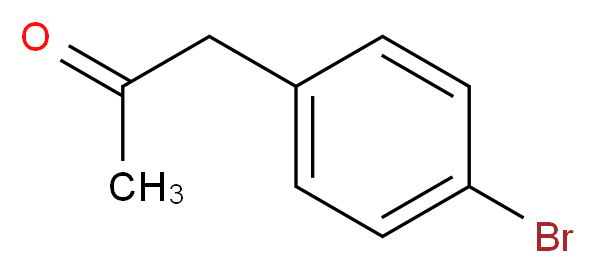 1-(4-bromophenyl)propan-2-one_分子结构_CAS_6186-22-7