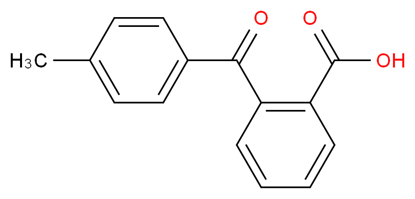 2-(4-Methylbenzoyl)benzoic acid_分子结构_CAS_)