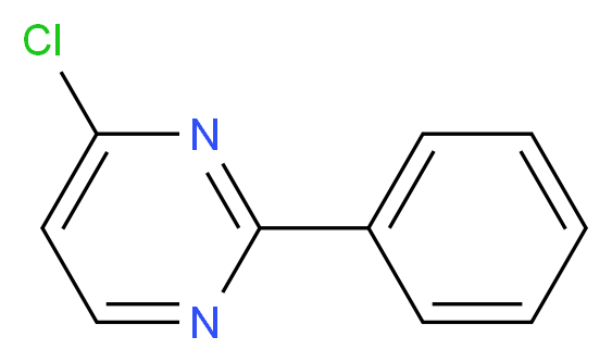 4-Chloro-2-phenyl-pyrimidine_分子结构_CAS_14790-42-2)