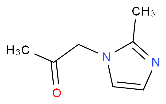 1-(2-methyl-1H-imidazol-1-yl)propan-2-one_分子结构_CAS_31964-03-1