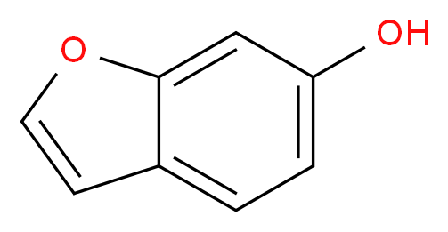 1-benzofuran-6-ol_分子结构_CAS_13196-11-7