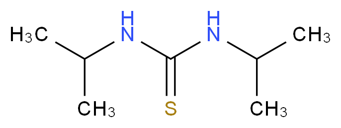 1,3-二异丙基-2-硫脲_分子结构_CAS_2986-17-6)