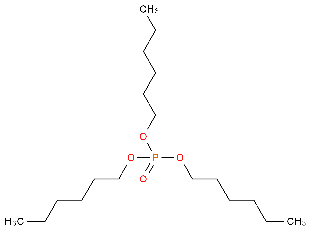 trihexyl phosphate_分子结构_CAS_2528-39-4