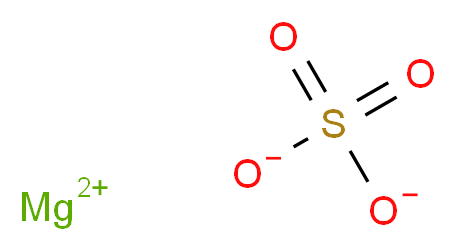 MAGNESIUM SULFATE ANHYDROUS_分子结构_CAS_7487-88-9)