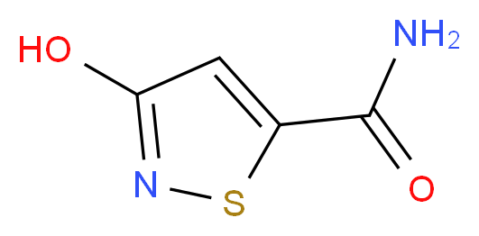 3-hydroxy-1,2-thiazole-5-carboxamide_分子结构_CAS_62020-63-7