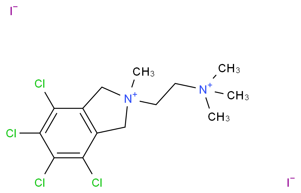 Chlorisondamine diiodide_分子结构_CAS_96750-66-2)