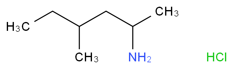 4-methylhexan-2-amine hydrochloride_分子结构_CAS_13803-74-2