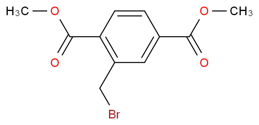 DIMETHYL 2-(BROMOMETHYL)TEREPHTHALATE_分子结构_CAS_)