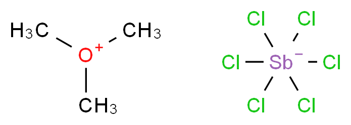 hexachlorostibanuide; trimethyloxidanium_分子结构_CAS_54075-76-2