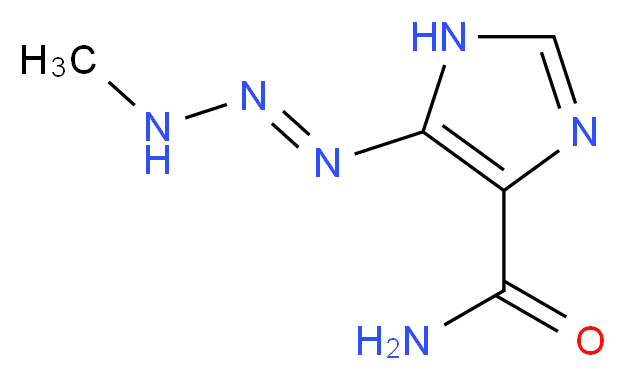 5-[(1E)-3-methyltriaz-1-en-1-yl]-1H-imidazole-4-carboxamide_分子结构_CAS_3413-72-7