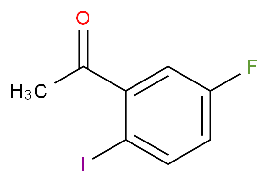 5'-Fluoro-2'-iodoacetophenone_分子结构_CAS_914225-70-0)