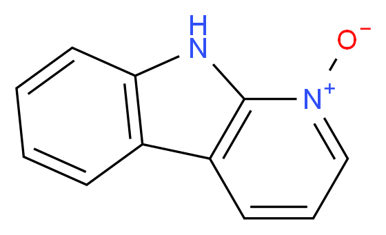 α-Carboline N-Oxide_分子结构_CAS_26148-55-0)